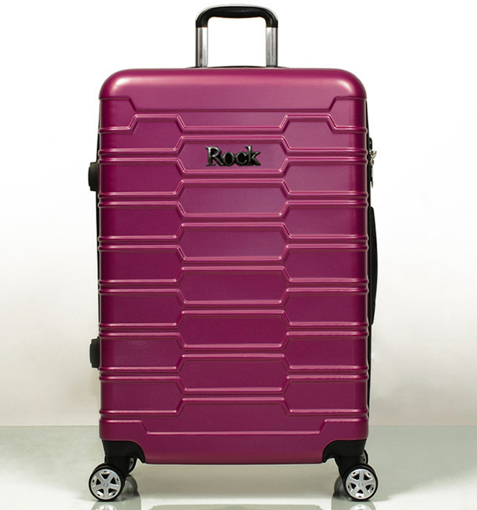 Obrázok z Cestovný kufor ROCK TR-0231/3-L ABS - fialový - 97 L
