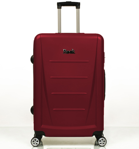 Obrázok z Cestovní kufr ROCK TR-0229/3-M ABS - červená - 71 L