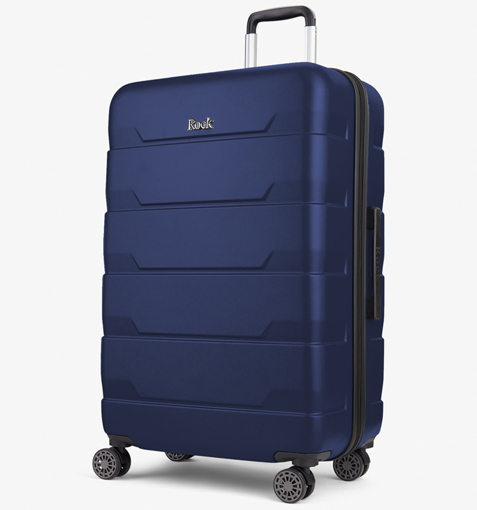 Obrázok z Cestovní kufr ROCK TR-0232/3-L ABS - tmavě modrá - 97 L