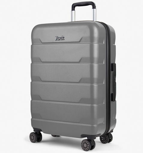 Obrázok z Cestovní kufr ROCK TR-0232/3-M ABS - šedá - 71 L