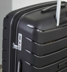Obrázok z Sada cestovných kufrov ROCK TR-0241/3 PP - čierna - 86 L / 59 L / 36 L + 15% EXPANDER