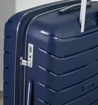 Obrázok z Sada cestovních kufrů ROCK TR-0241/3 PP - tmavě modrá - 86 L / 59 L / 36 L + 15% EXPANDER