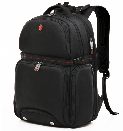 Obrázok z Batoh KRIMCODE Street Casual 13 - čierny - 36,7 L