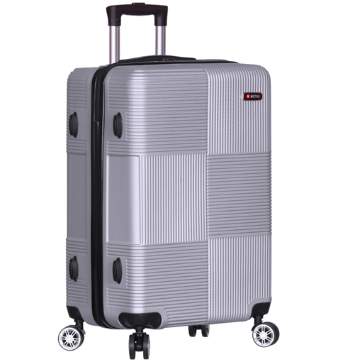 Obrázok z Kufrík METRO LLTC3/3-L ABS - strieborný - 99 L