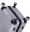 Obrázok z Cestovní kufr METRO LLTC3/3-L ABS - stříbrná - 99 L
