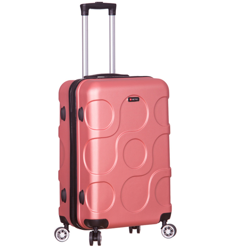 Obrázok z Kabinové zavazadlo METRO LLTC4/3-S ABS - růžová - 34 L