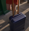 Obrázok z Cestovní kufr ROCK TR-0238/3-M ABS/PC - tmavě modrá - 60 L + 20% EXPANDER