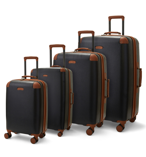 Obrázok z Sada cestovních kufrů ROCK TR-0219/4 ABS/PC - černá - 135 L / 84 L / 57 L / 35 L + 20% EXPANDER