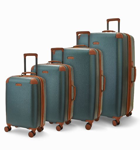 Obrázok z Sada cestovních kufrů ROCK TR-0219/4 ABS/PC - zelená - 135 L / 84 L / 57 L / 35 L + 20% EXPANDER