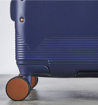Obrázok z Sada cestovných kufrov ROCK TR-0238/3 ABS/PC - tmavomodrá - 102 L / 60 L + 20% EXPANDER / 34 L