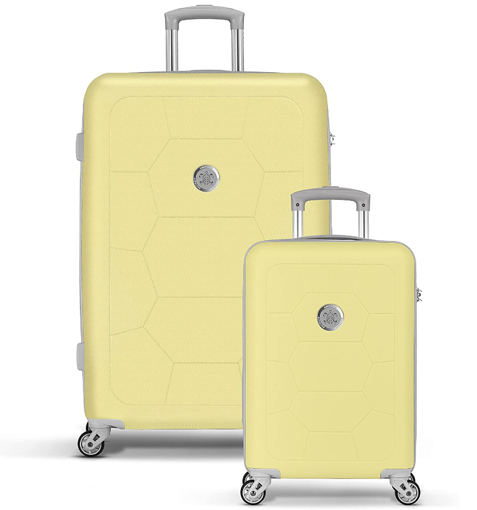 Obrázok z Súprava cestovných kufrov SUITSUIT TR-1301/2 ABS Caretta Elfin Yellow - 83 l / 31 l