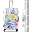 Obrázok z Cestovný kufor TUCCI T-0164/3-M New York Love - 57 L + 35% EXPANDER