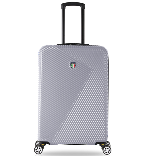 Obrázok z Kabinové zavazadlo TUCCI T-0118/3-S ABS - stříbrná - 46 L