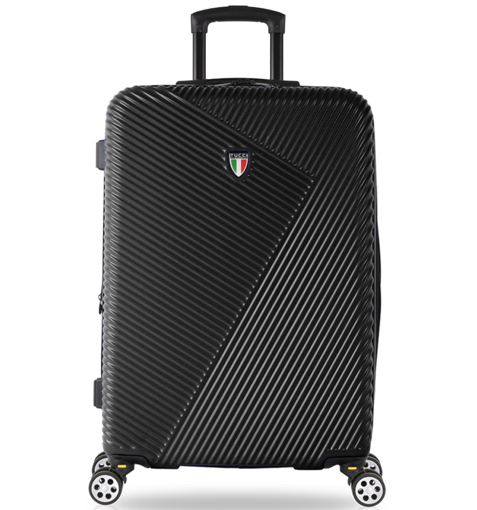 Obrázok z Cestovný kufor TUCCI T-0118/3-L ABS - čierny - 122 L + 35% EXPANDER
