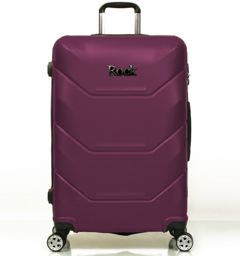 Obrázok z Cestovní kufr ROCK TR-0230/3-L ABS - fialová - 97 L