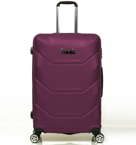 Obrázok z Cestovní kufr ROCK TR-0230/3-M ABS - fialová - 71 L