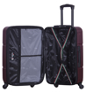 Obrázok z Cestovní kufr TUCCI T-0117/3-M ABS - vínová - 63 L + 35% EXPANDER