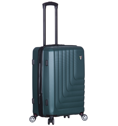 Obrázok z Kabinové zavazadlo TUCCI T-0128/3-S ABS - zelená - 46 L