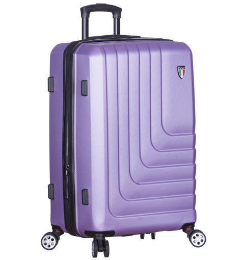 Obrázok z Cestovný kufor TUCCI T-0128/3-L ABS - fialový - 122 L + 35% EXPANDER