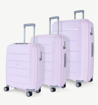 Obrázok z Sada cestovných kufrov ROCK TR-0239/3 PP - fialová - 92 L / 58 L / 36 L + 15% EXPANDER