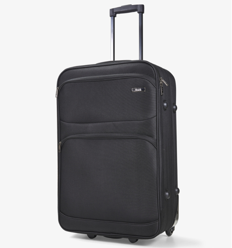 Obrázok z Cestovný kufor ROCK TR-0236/3-M - čierny - 48 L