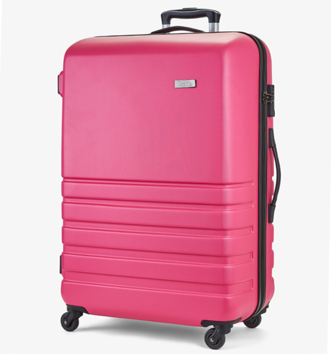 Obrázok z Cestovní kufr ROCK TR-0169/3-L ABS - růžová - 86 L