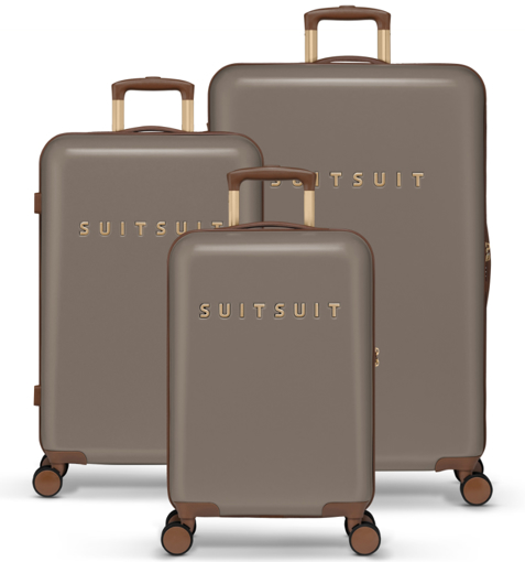 Obrázok z SUITSUIT TR-7201/3 Sada cestovných kufrov Fab Seventies Taupe - 91 l / 60 l / 32 l