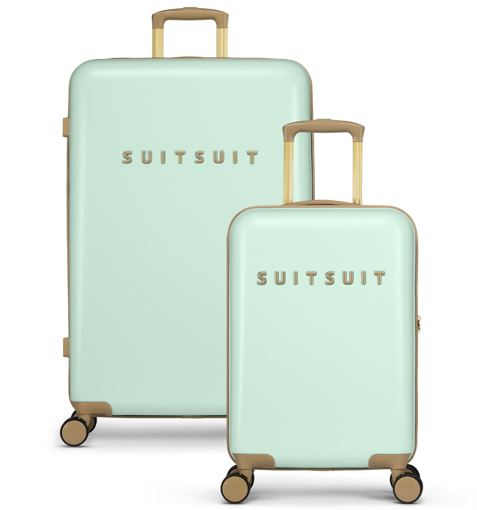 Obrázok z SUITSUIT TR-6502/2 Sada cestovných kufrov Fusion Misty Green - 91 l / 32 l