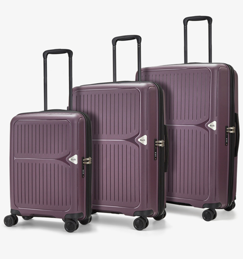 Obrázok z Sada cestovních kufrů ROCK Vancouver PP - fialová - 95 L + 15% EXPANDER/58 L + 18% EXPANDER/32 L + 23% EXPANDER