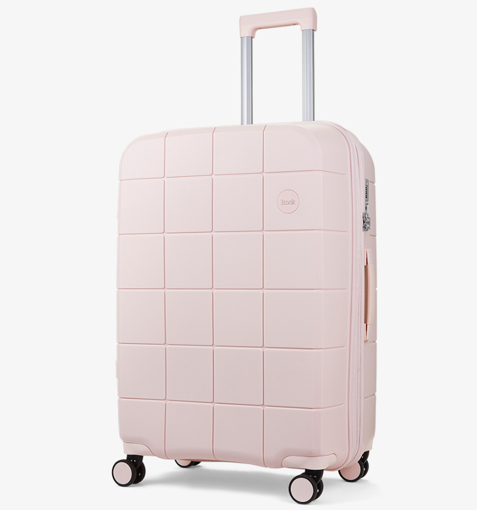 Obrázok z Cestovní kufr ROCK Pixel M PP - světle růžová - 71 L + 12% EXPANDER