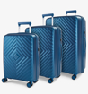 Obrázok z Sada cestovních kufrů ROCK Infinity PP - modrá - 96 L / 61 L + 20% EXPANDER / 33 L