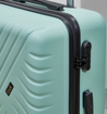 Obrázok z Cestovní kufr ROCK Santiago M ABS - světle zelená - 51 L