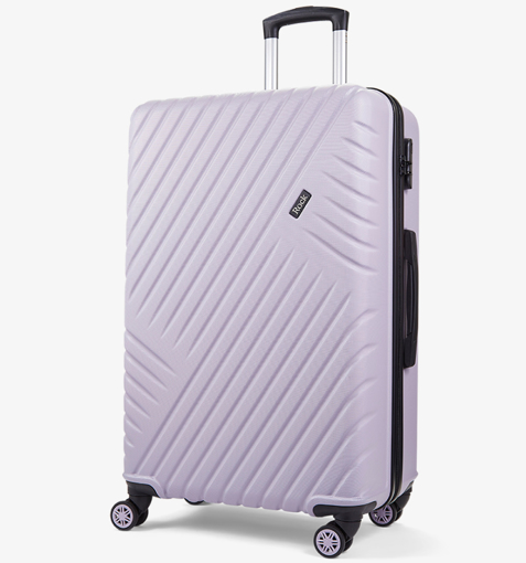 Obrázok z Cestovní kufr ROCK Santiago L ABS - fialová - 76 L