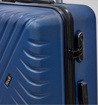 Obrázok z Cestovní kufr ROCK Santiago M ABS - tmavě modrá - 51 L