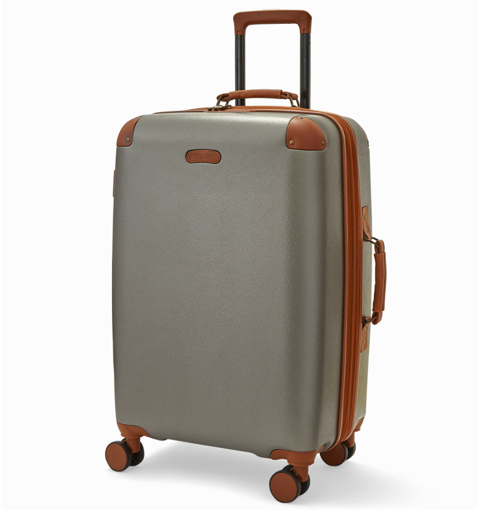 Obrázok z Cestovní kufr ROCK TR-0219/4-M ABS/PC - šedá - 57 L + 20% EXPANDER