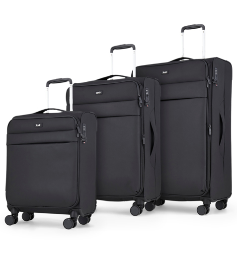 Obrázok z Sada cestovních kufrů ROCK Harper TR-0286/3 - černá - 82 L / 50 L + EXPANDER / 34 L