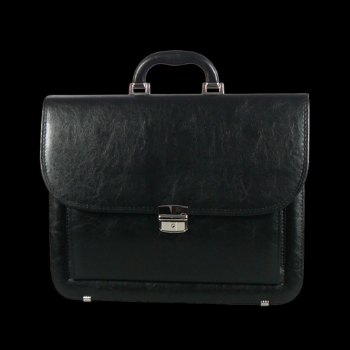 Obrázok z Aktovka REAbags 7416-TR - černá / nikl - 15 L