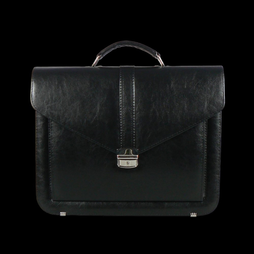 Obrázok z Aktovka REAbags 7173 - černá / nikl - 15 L