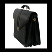 Obrázok z Aktovka REAbags 7173 - černá / nikl - 15 L