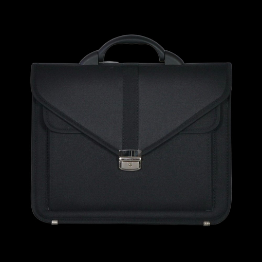 Obrázok z Aktovka REAbags 7173B-T - černá / nikl - 15 L