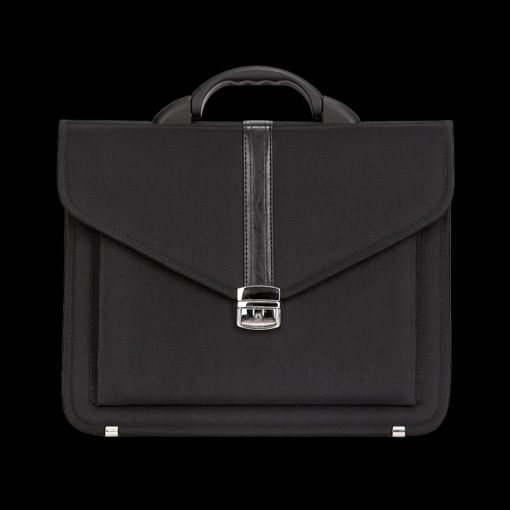Obrázok z Aktovka REAbags 7173-T - černá / nikl - 15 L
