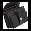 Obrázok z Aktovka REAbags 8001/1-T - černá / nikl - 19 L