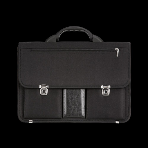 Obrázok z Aktovka REAbags 8001/2-T - černá / nikl - 19 L