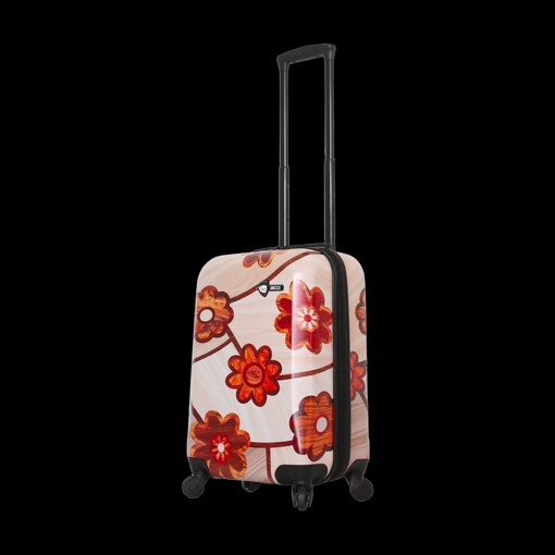 Obrázok z Kabinový kufr MIA&nbsp;TORO Ricci Wood Mozaic Flowers S - barevný potisk - 39 L