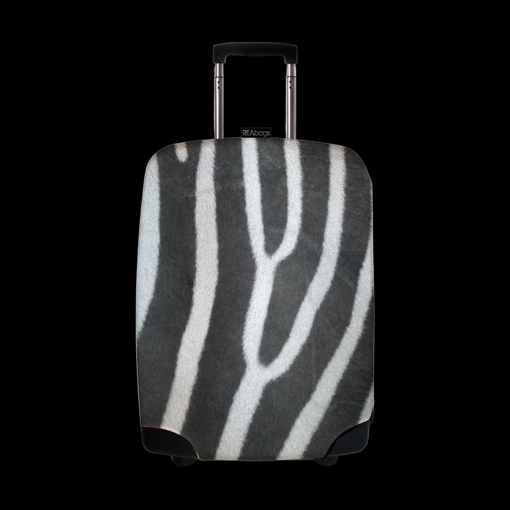 Obrázok z Obal na kufr REAbags Zebra - bílá