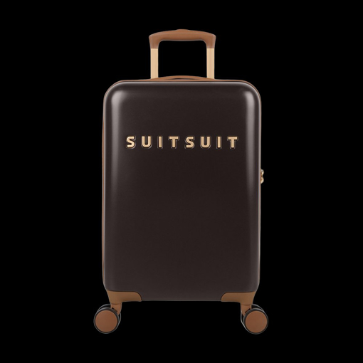 Obrázok z Plastový kufr SUITSUIT® Fab Seventies Classic Espresso Black S - černá - 32 L