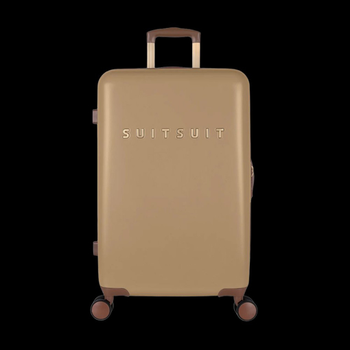 Obrázok z Plastový kufr SUITSUIT® Fab Seventies Cuban Sand M - hnědá - 60 L
