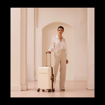 Obrázok z Plastový kufr SUITSUIT® Fab Seventies Antique White M - bílá - 60 L