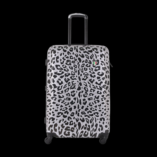 Obrázok z Plastový kufr TUCCI Winter Leopard M - barevný potisk - 57 L