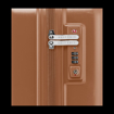Obrázok z Kabinový kufr SUITSUIT® Blossom Maroon Oak S - hnědá - 31 L